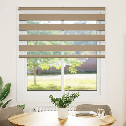 Rullgardin zebra 125x100 cm tyg bredd 120,9 cm polyester