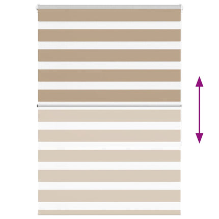 Rullgardin zebra 110x150 cm tyg bredd 105,9 cm polyester