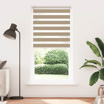 Rullgardin zebra 100x200 cm tyg bredd 95,9 cm polyester