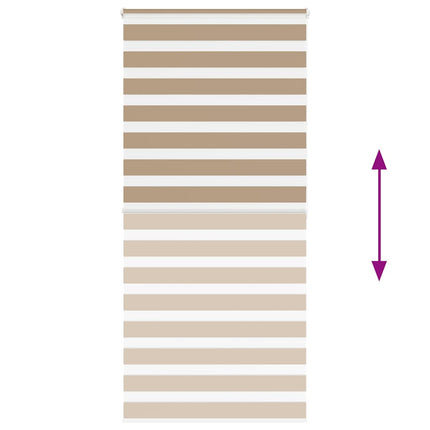 Rullgardin zebra 105x200 cm tyg bredd 100,9 cm polyester