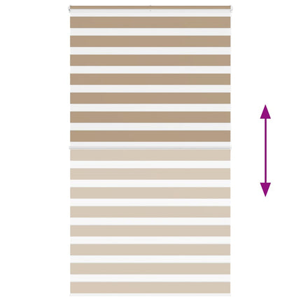 Rullgardin zebra 120x200 cm tyg bredd 115,9 cm polyester