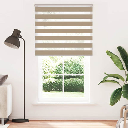 Rullgardin zebra 125x200 cm tyg bredd 120,9 cm polyester