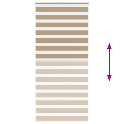 Rullgardin zebra 105x230 cm tyg bredd 100,9 cm polyester