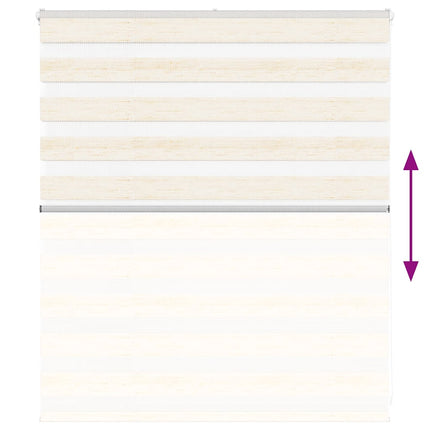 Rullgardin zebra 120x100 cm tyg bredd 115,9 cm polyester