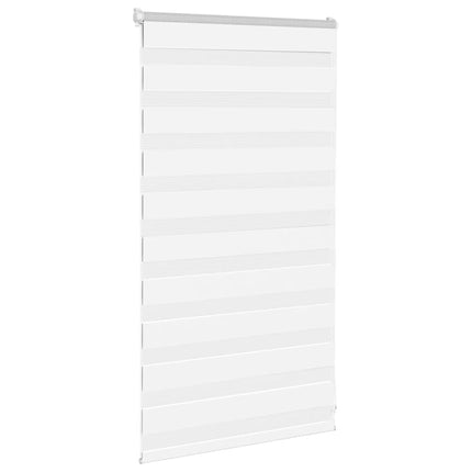 Rullgardin zebra vit 70x100 cm tyg bredd 65,9 cm polyester