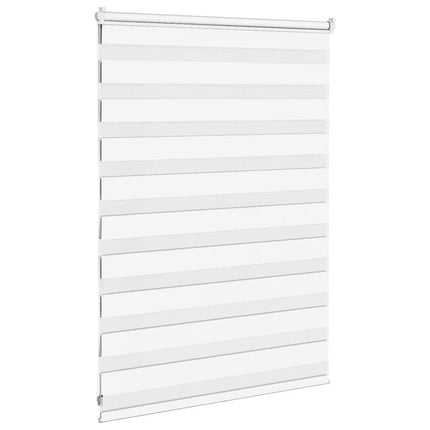 Rullgardin zebra vit 105x100 cm tyg bredd 100,9 cm polyester