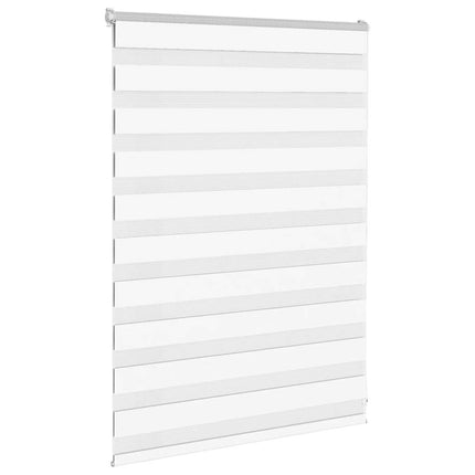 Rullgardin zebra vit 115x100 cm tyg bredd 110,9 cm polyester