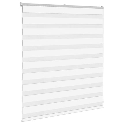 Rullgardin zebra vit 120x100 cm tyg bredd 115,9 cm polyester