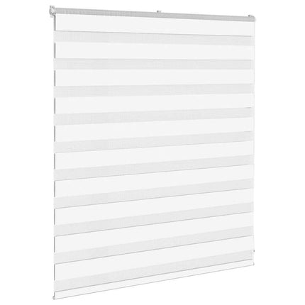 Rullgardin zebra vit 125x100 cm tyg bredd 120,9 cm polyester