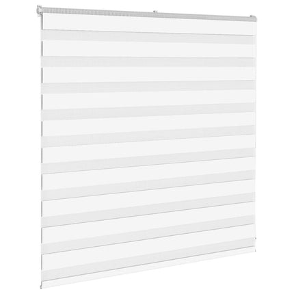 Rullgardin zebra vit 140x100 cm tyg bredd 135,9 cm polyester