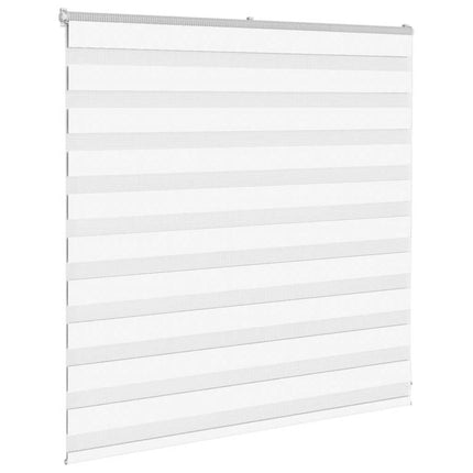 Rullgardin zebra vit 145x100 cm tyg bredd 140,9 cm polyester