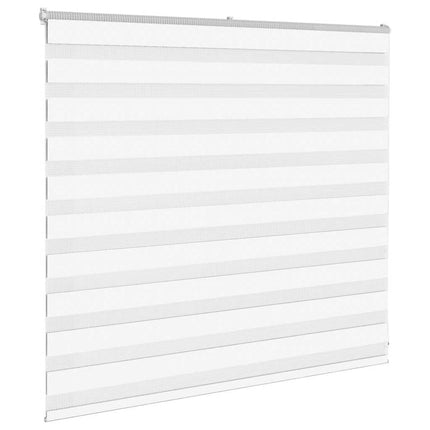 Rullgardin zebra vit 165x100 cm tyg bredd 160,9 cm polyester