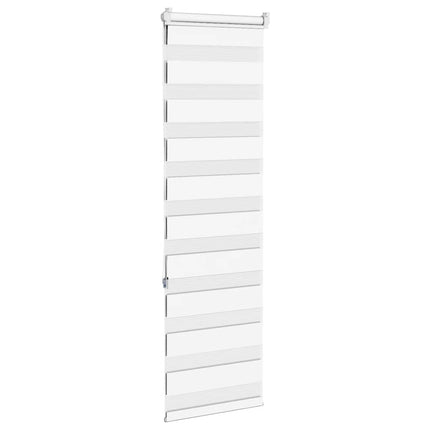 Rullgardin zebra vit 45x150 cm tyg bredd 40,9 cm polyester