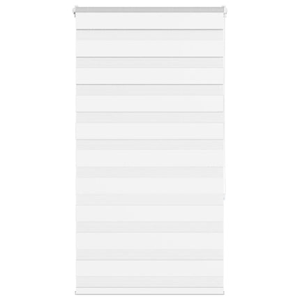 Rullgardin zebra vit 75x150 cm tyg bredd 70,9 cm polyester