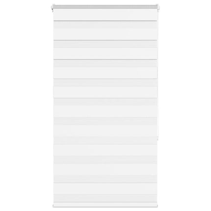 Rullgardin zebra vit 85x150 cm tyg bredd 80,9 cm polyester