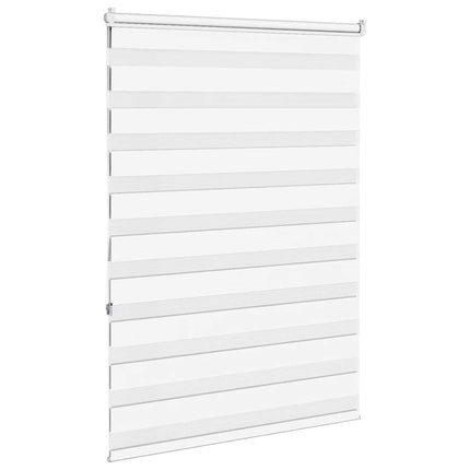 Rullgardin zebra vit 95x150 cm tyg bredd 90,9 cm polyester