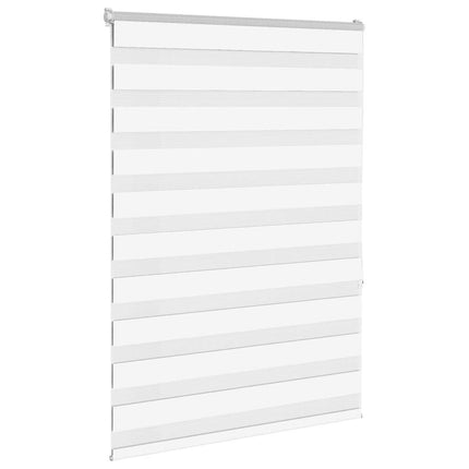 Rullgardin zebra vit 115x150 cm tyg bredd 110,9 cm polyester