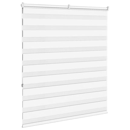 Rullgardin zebra vit 120x150 cm tyg bredd 115,9 cm polyester
