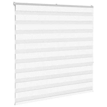 Rullgardin zebra vit 150x150 cm tyg bredd 145,9 cm polyester