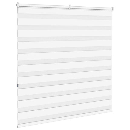 Rullgardin zebra vit 150x150 cm tyg bredd 145,9 cm polyester