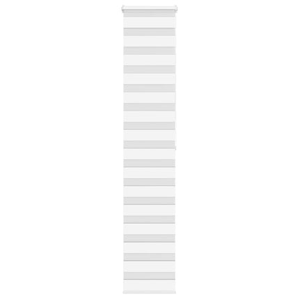 Rullgardin zebra vit 40x200 cm tyg bredd 35,9 cm polyester