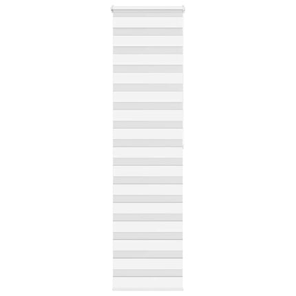 Rullgardin zebra vit 55x200 cm tyg bredd 50,9 cm polyester