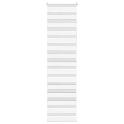 Rullgardin zebra vit 65x200 cm tyg bredd 60,9 cm polyester