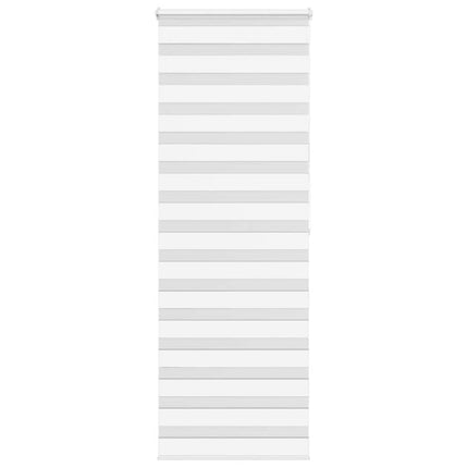 Rullgardin zebra vit 85x200 cm tyg bredd 80,9 cm polyester