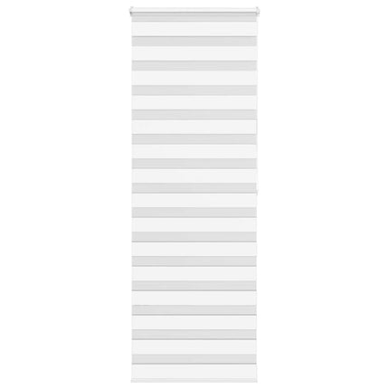 Rullgardin zebra vit 90x200 cm tyg bredd 85,9 cm polyester