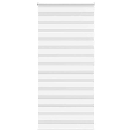 Rullgardin zebra vit 95x200 cm tyg bredd 90,9 cm polyester