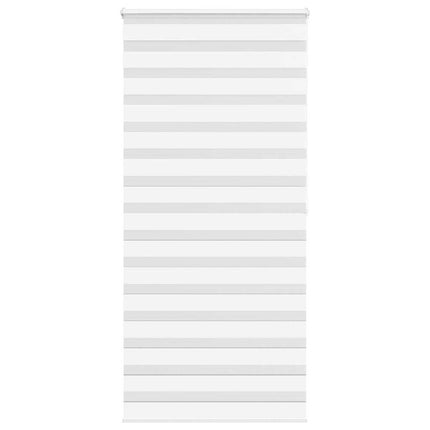 Rullgardin zebra vit 105x200 cm tyg bredd 100,9 cm polyester