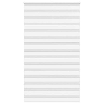 Rullgardin zebra vit 120x200 cm tyg bredd 115,9 cm polyester