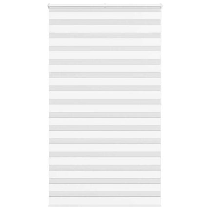 Rullgardin zebra vit 130x200 cm tyg bredd 125,9 cm polyester
