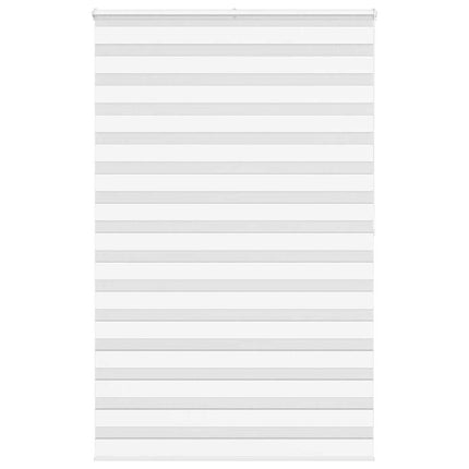 Rullgardin zebra vit 145x200 cm tyg bredd 140,9 cm polyester