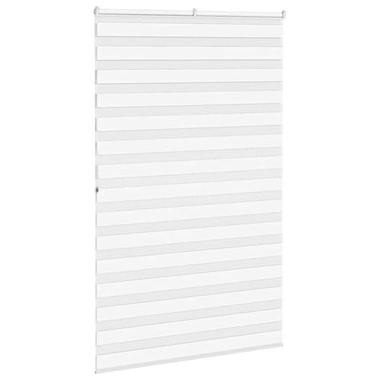 Rullgardin zebra vit 145x200 cm tyg bredd 140,9 cm polyester