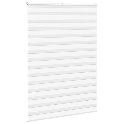 Rullgardin zebra vit 165x200 cm tyg bredd 160,9 cm polyester