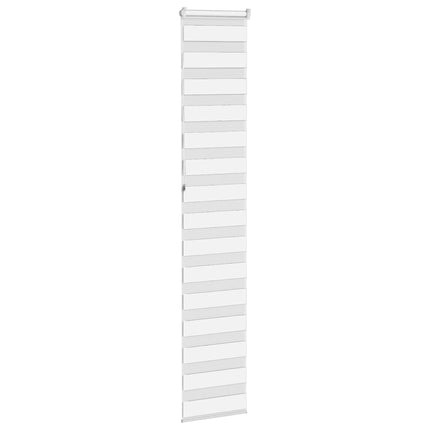 Rullgardin zebra vit 45x230 cm tyg bredd 40,9 cm polyester