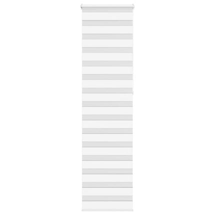 Rullgardin zebra vit 55x230 cm tyg bredd 50,9 cm polyester