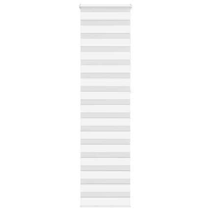 Rullgardin zebra vit 60x230 cm tyg bredd 55,9 cm polyester