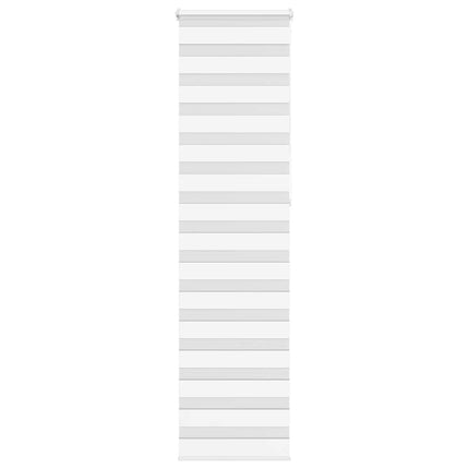 Rullgardin zebra vit 65x230 cm tyg bredd 60,9 cm polyester