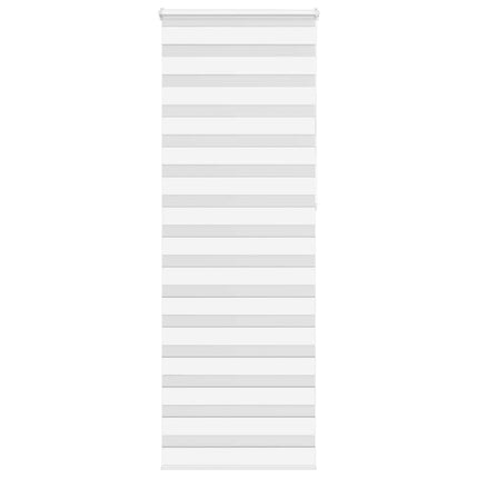Rullgardin zebra vit 75x230 cm tyg bredd 70,9 cm polyester