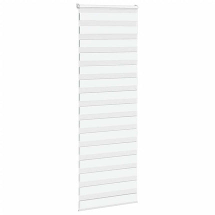 Rullgardin zebra vit 75x230 cm tyg bredd 70,9 cm polyester