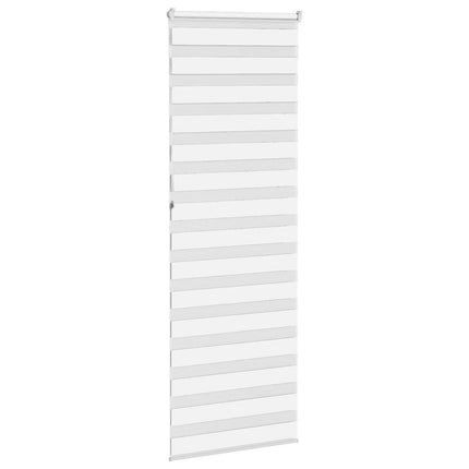 Rullgardin zebra vit 75x230 cm tyg bredd 70,9 cm polyester