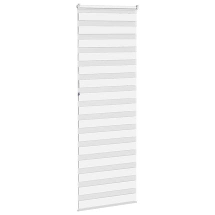 Rullgardin zebra vit 90x230 cm tyg bredd 85,9 cm polyester