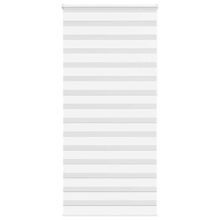 Rullgardin zebra vit 95x230 cm tyg bredd 90,9 cm polyester