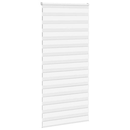 Rullgardin zebra vit 95x230 cm tyg bredd 90,9 cm polyester