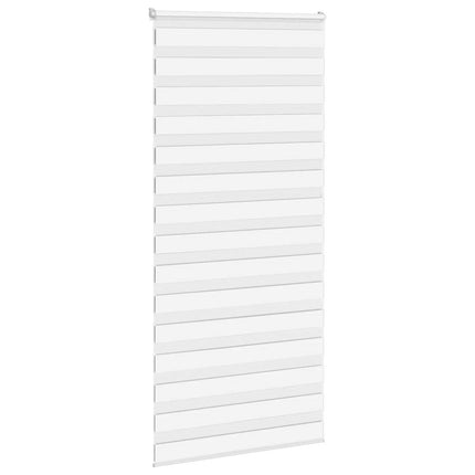 Rullgardin zebra vit 105x230 cm tyg bredd 100,9 cm polyester