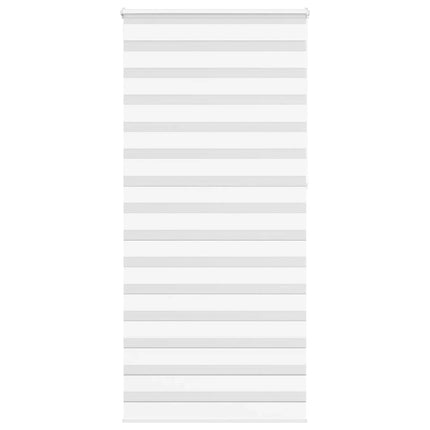 Rullgardin zebra vit 110x230 cm tyg bredd 105,9 cm polyester