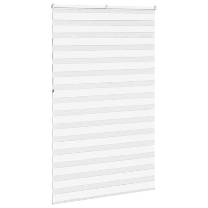 Rullgardin zebra vit 145x230 cm tyg bredd 140,9 cm polyester