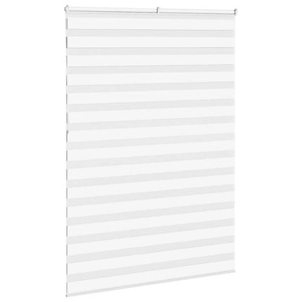 Rullgardin zebra vit 155x230 cm tyg bredd 150,9 cm polyester